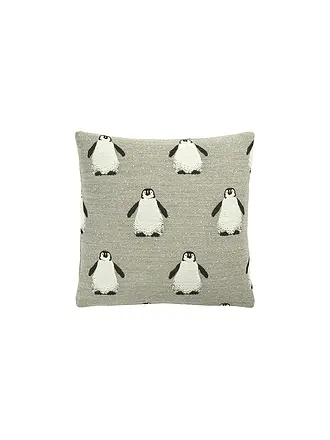 SANDER | Housse de coussin de Noël 35x50cm PING & FRIENDS Blue Fox | grau